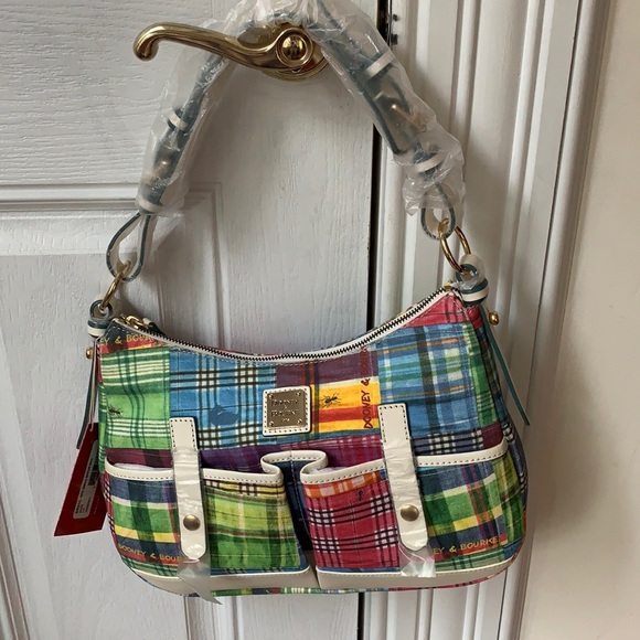 Dooney and Bourke Madras Picnic Plaid purse - Picture 8 of 9